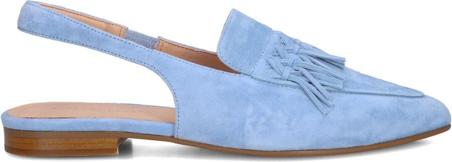 STEFANO LAURAN Slingbacks Dames E2575 Maat: 42 Materiaal: Suède Kleur: Blauw