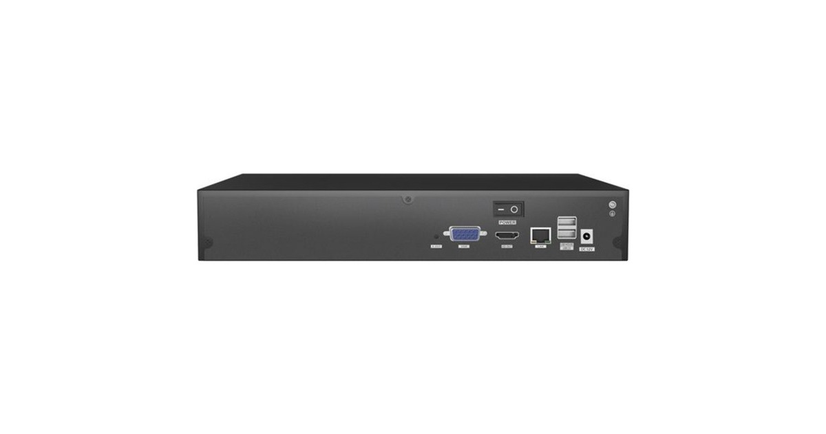 FoscamFNA216H netwerk video recorder  (Zwart, 16-kanaals, 4K/8MP)