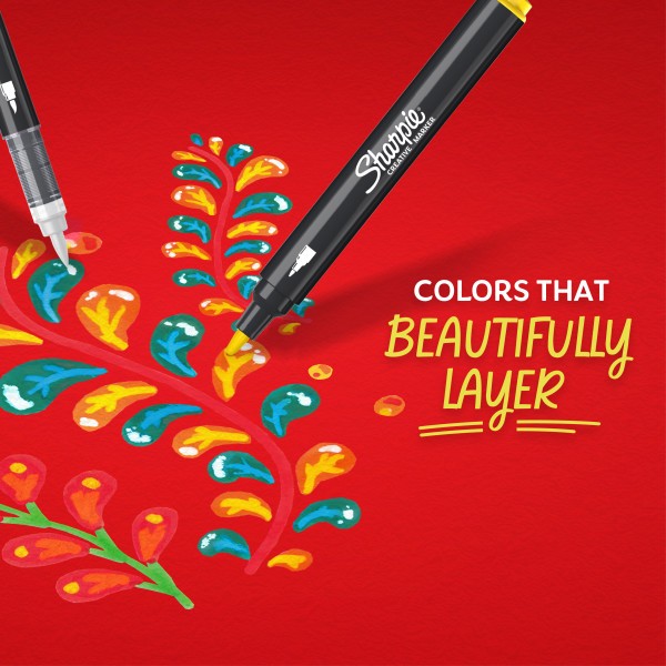 Sharpie - Creative Akryl tuscher 12-stk