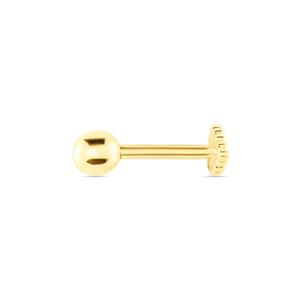 Piercing Oya Or Jaune Oxyde De Zirconium