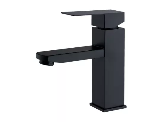 Robinet Salle Bain Noir Mitigeur Lavabo en Laiton Mitigeur Salle de Bain Contient des Tuyaux Chauds et Froids