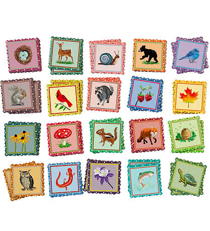 Eeboo Spiel - Memory-Spiel - Busy Woods