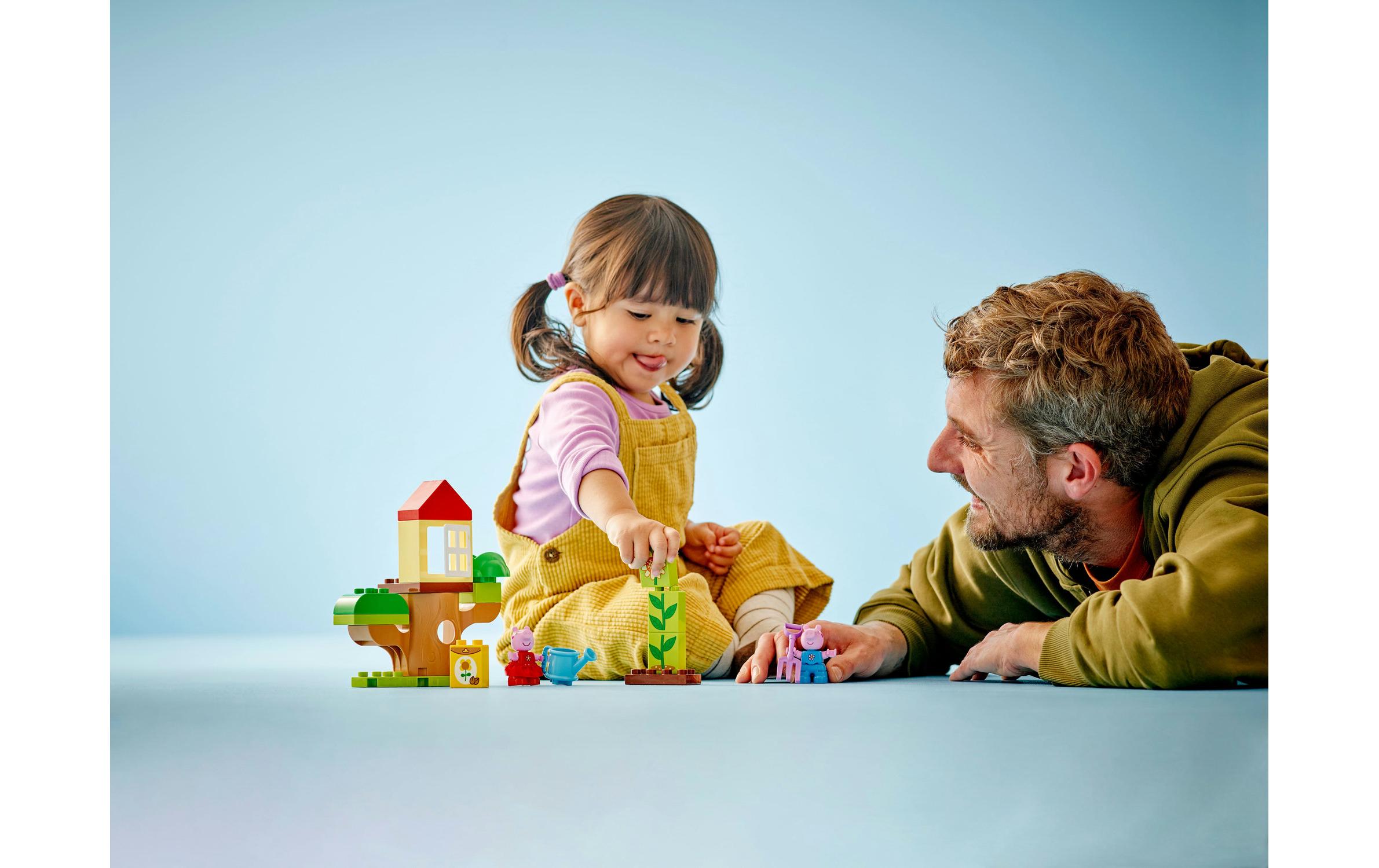 DUPLO® Peppas Garten mit Baumhaus 10431Lehrreiches Spielzeug zum Bauen und Umbauen
