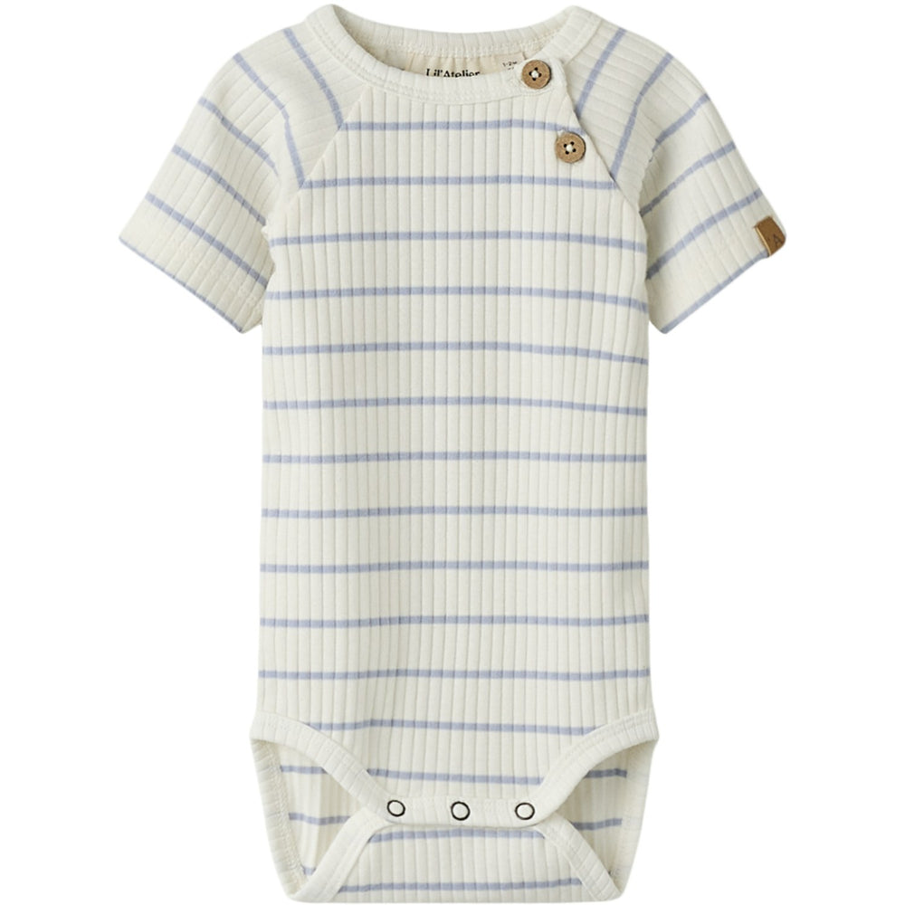 Køb Lil'Atelier Coconut Milk Zen Blue Nbmkail Ss Slim Body Lil Noos