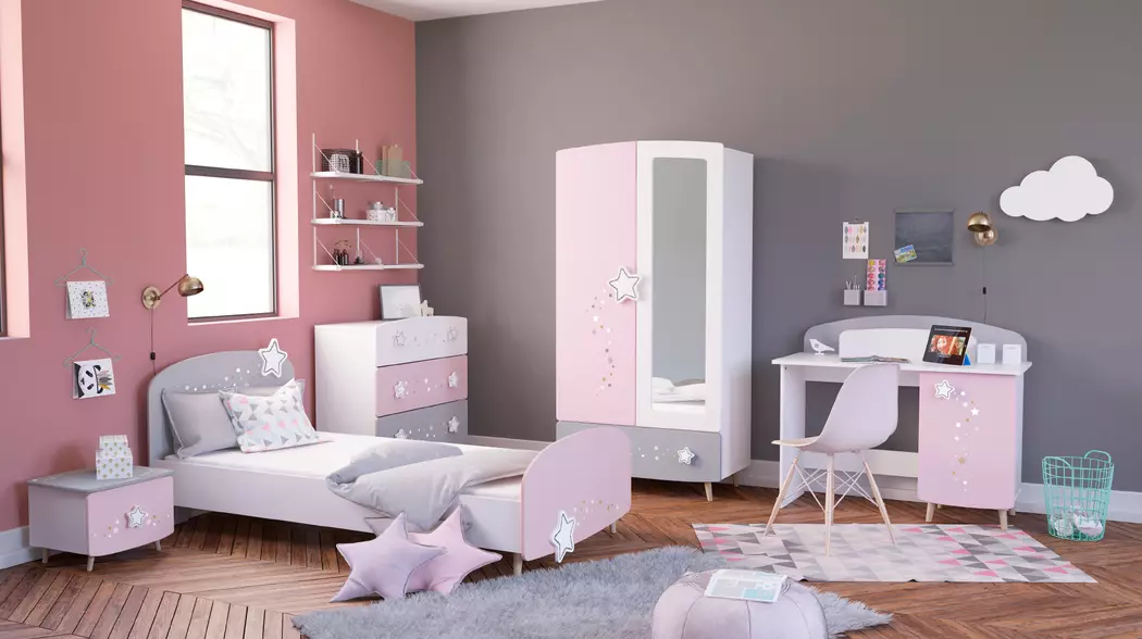 Kinderzimmer-Set Stella 4tlg.