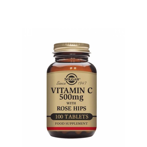 Solgar Vitamina C 500mg com Rosa Mosqueta 100 comprimidos