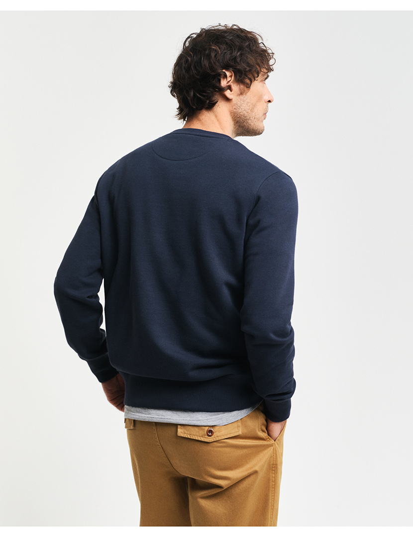 Embroidered Blue Sweatshirt
