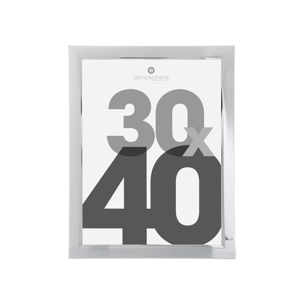 CADRE PHOTO ARGENT LISE 30X40CM