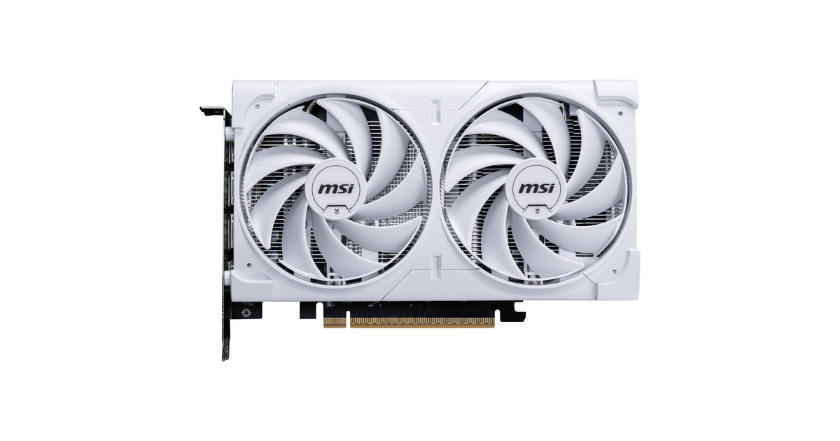 MSIGeForce RTX 5060 8G VENTUS 2X OC WHITE grafische kaart  (Wit, 3x DisplayPort, 1x HDMI)