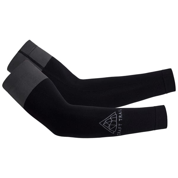 Manchon de compression CRAFT PRO TRAIL FUSEKNIT ARM COVER BLACK/SLATE