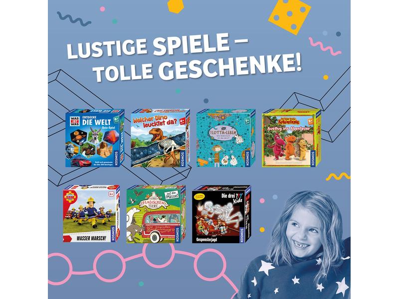 Kosmos Kinderspiel Welcher Dino leuchtet da? Nachtleuchtendes Memo-Spiel