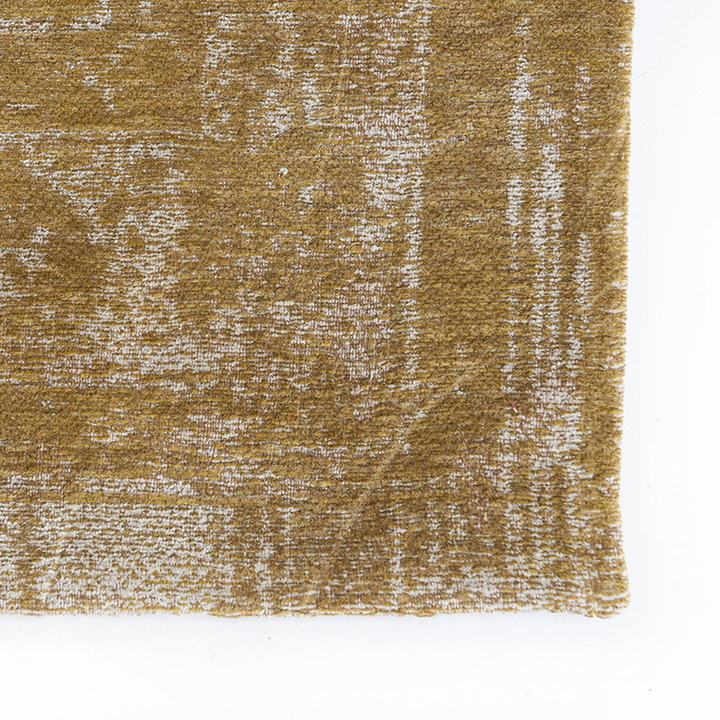 Vintage vloerkleed - Fading World Medaillon Okergeel 9145