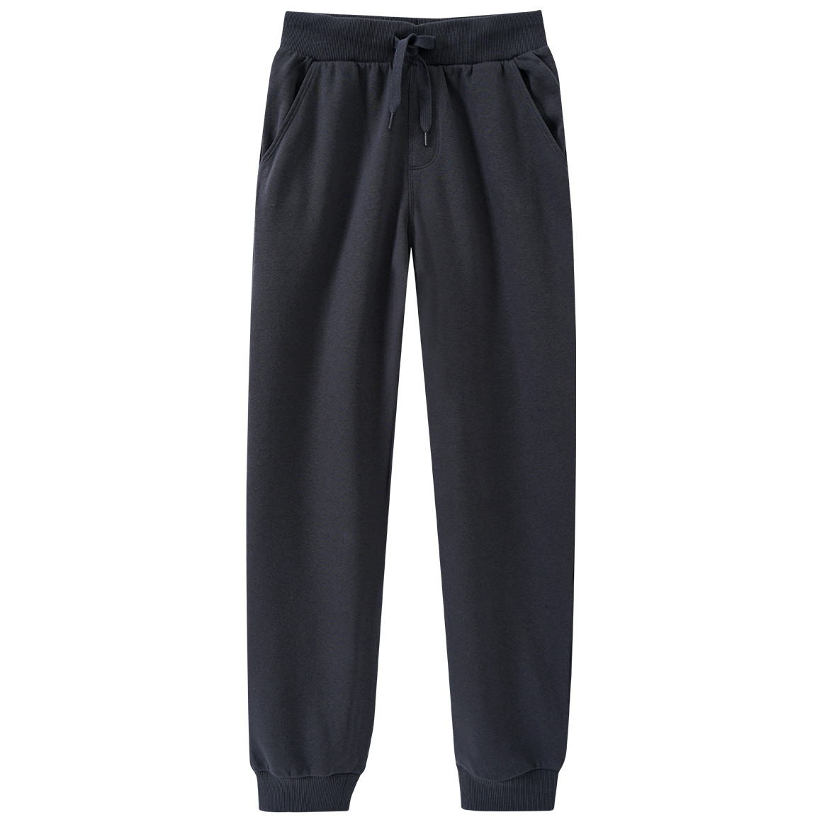 Famy 2 Jungen Jogginghosen mit Tunnelzug oliv / dunkelgrau