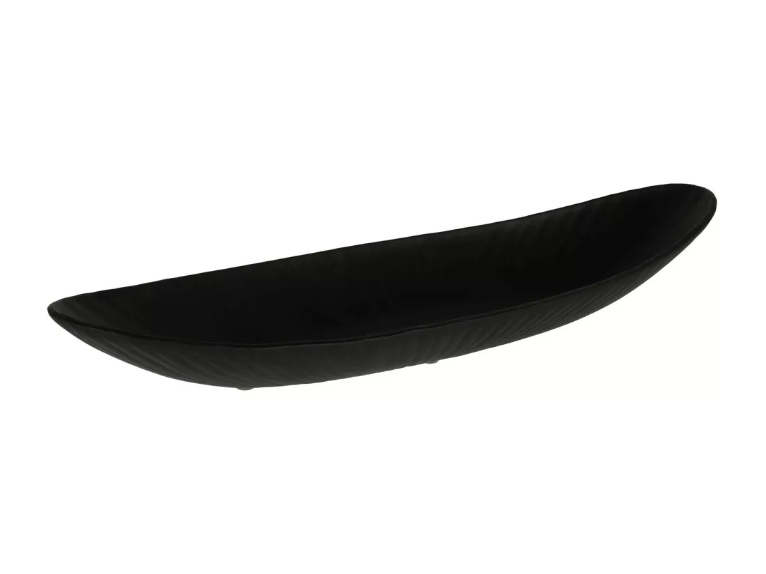 Plateau Décoratif Veer Noir Moyen 6 x 14.5 x 42