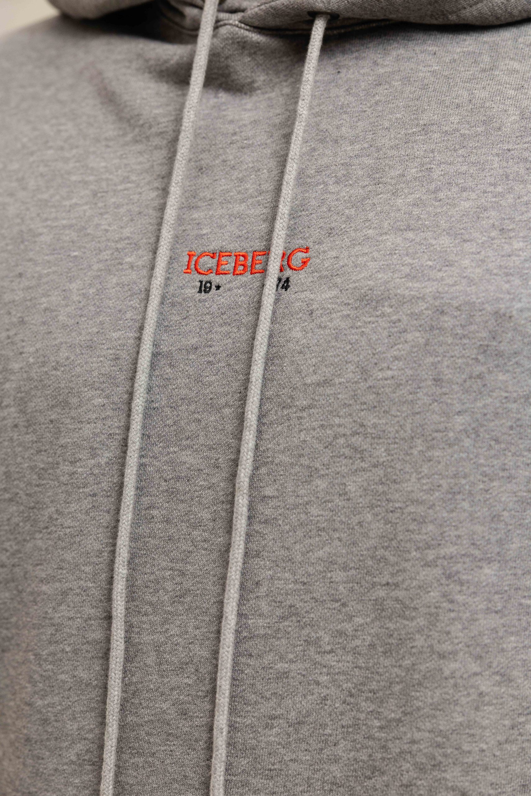 Iceberg 5C Felpa E064 Hoodie Heren Grijs