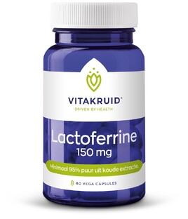 Vitakruid Lactoferrine Minimaal 95% Puur   Vitamine C Capsules 60VCP