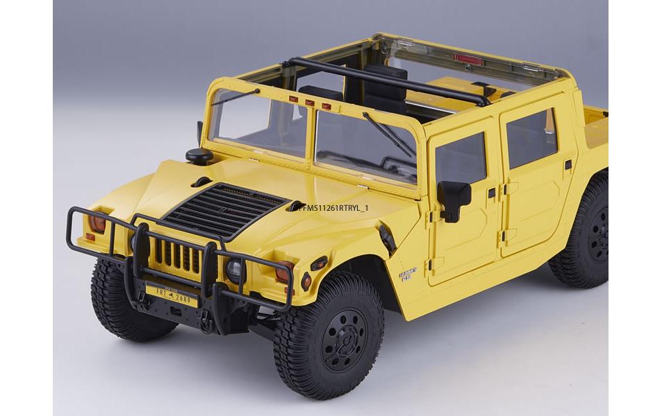 Scale Crawler Hummer H1 Alpha Gelb 1:12 ARTR<br>Detailgetreues Hummer H1 Scale RC Modell