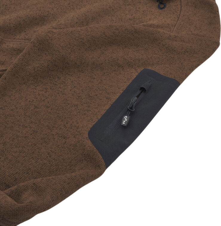 H2O Melvin Knit fleecetrøje Brun