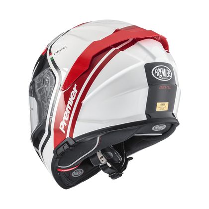 Casque Premier DEVIL PH2 - Blanc / Rouge