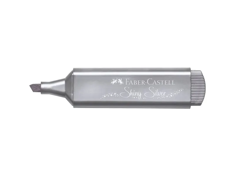 Faber-Castell TEXTLINER 46 Metallic - Highlighter - skinnende sølv - vandbaseret blæk - 1-2-5 mm