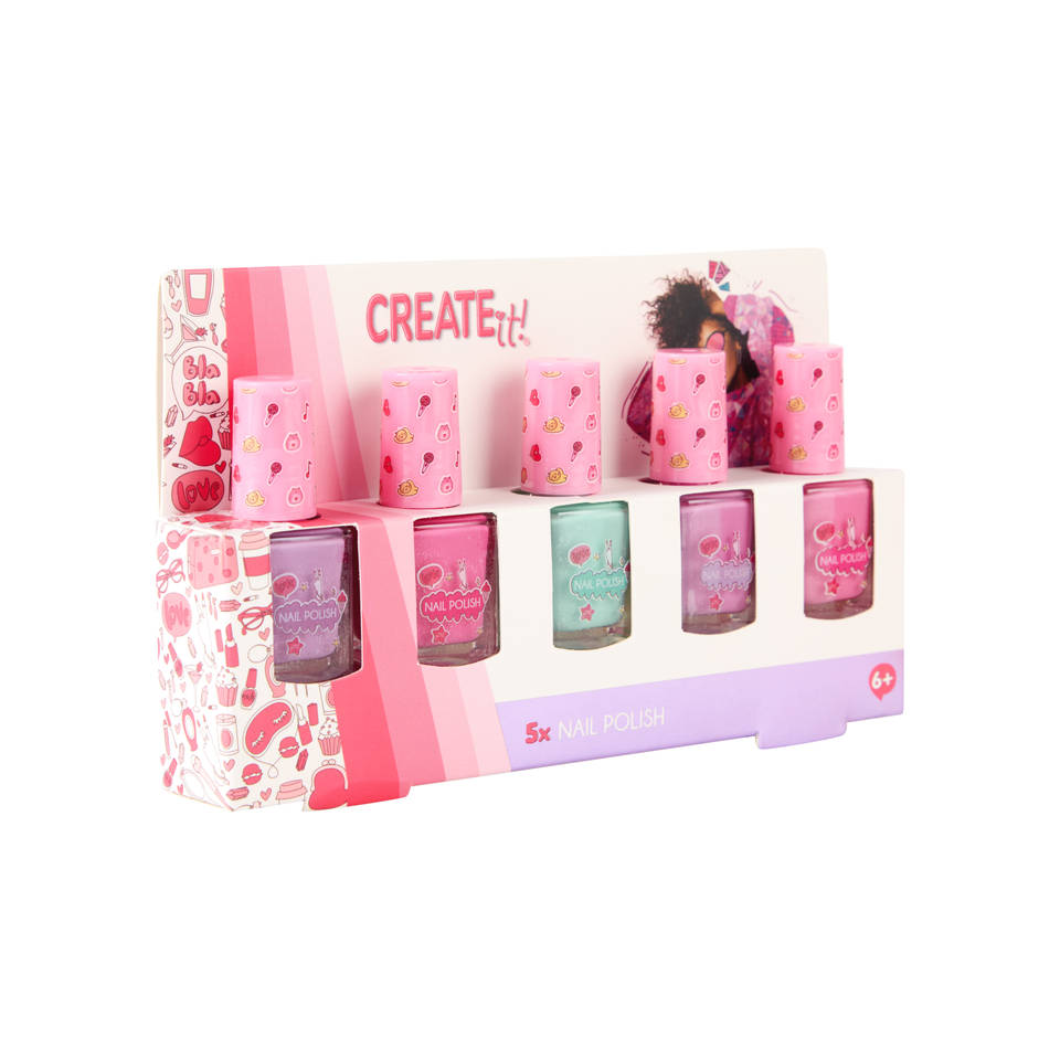 Create it! nagellak pastel 5-pack