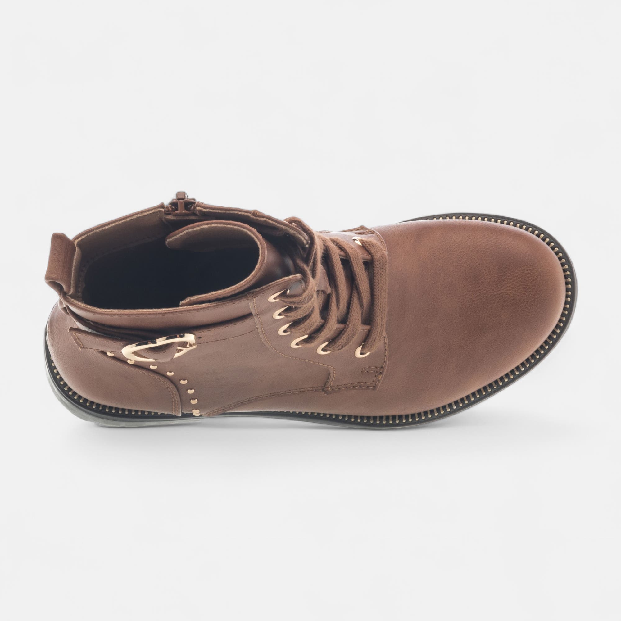Boots Fille cognac
