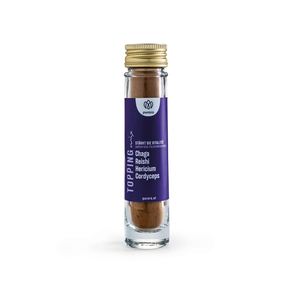 purora TOPPING mix - Hericium, Ginseng, Tragant, Camu Camu
