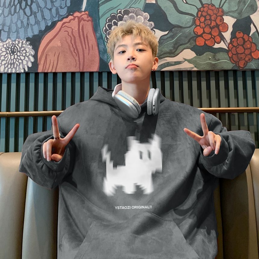 Kimeya - Hoodie met lange mouwen en print