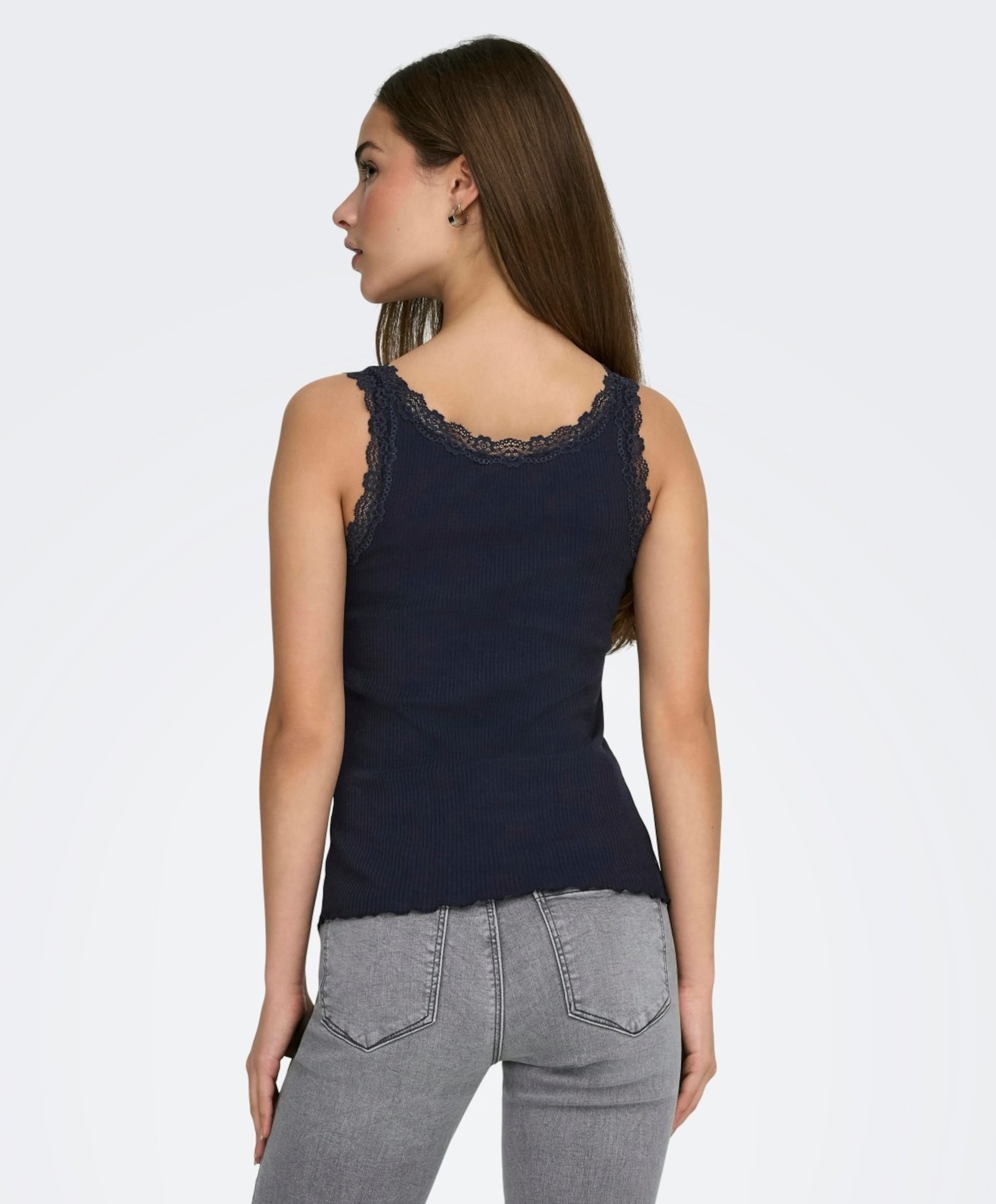 Only Dames top blauw