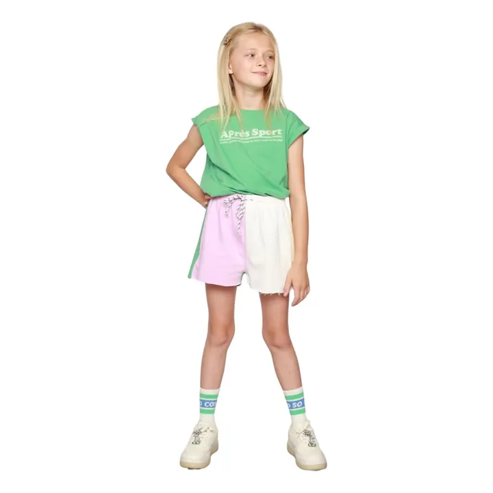 Cos I Said So Short Jogger Cut Off Colorblock | Rose