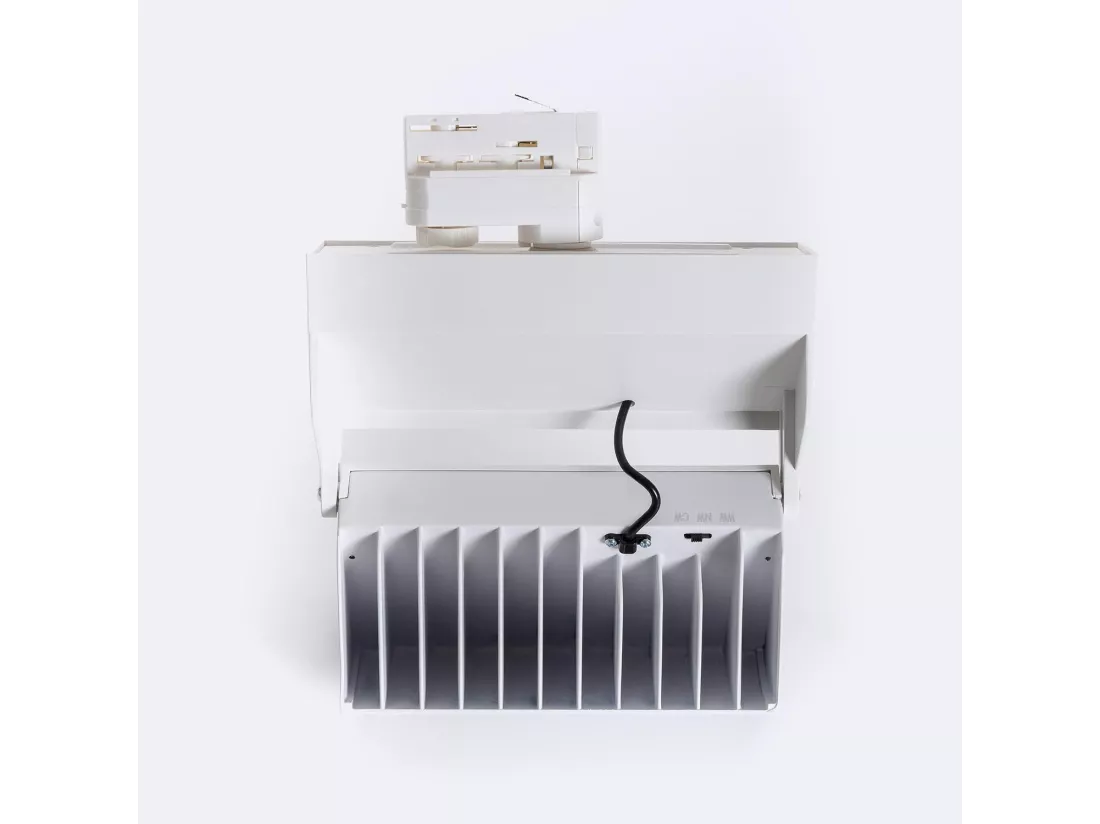 Spot LED sur Rail Triphasé 38W Piero CCT (4000K - 5000K - 6000K) Sélectionnable