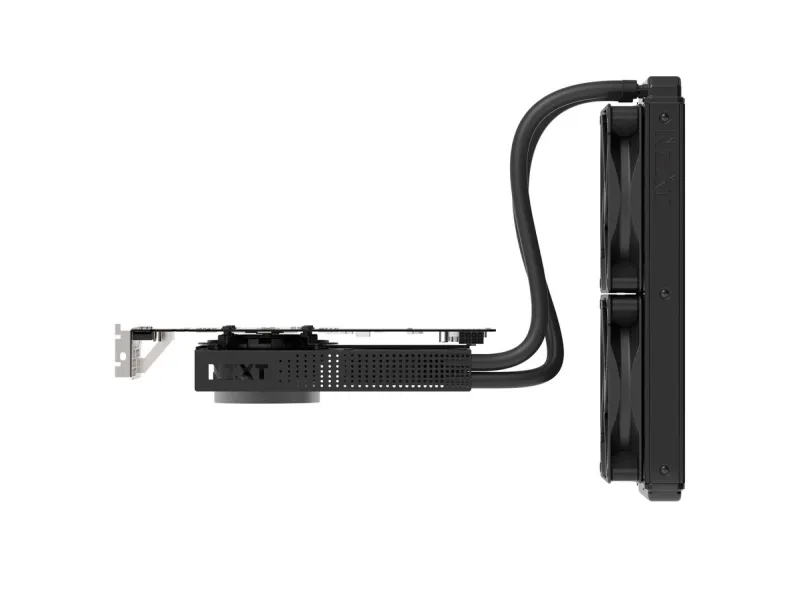 NZXT Kraken G12 - Systembøjle til flydende køling til videokort - 92 mm - hvidmatteret - for Kraken X31, X40, X41, X42, X52, X60, X61, X62