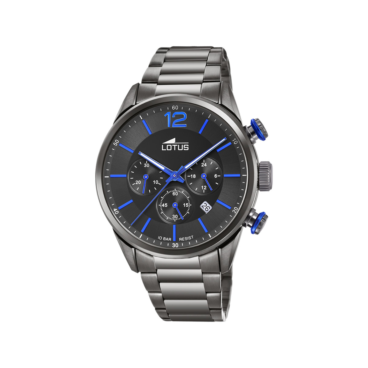 Montre Lotus homme chronographe acier