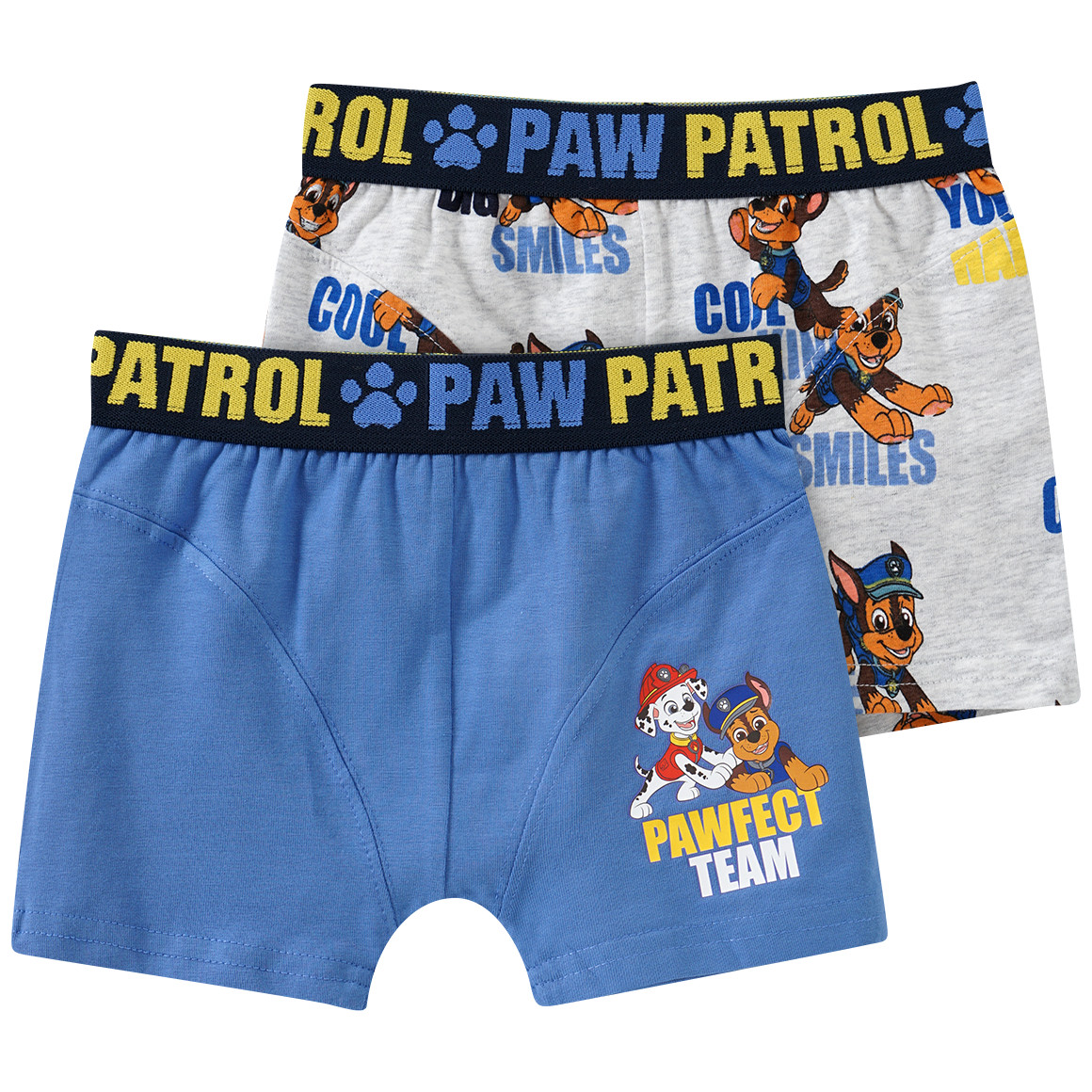 Topolino 2 PAW Patrol Boxer mit Bio-Baumwolle hellblau / hellbeige