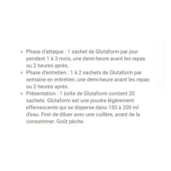 Synergia Glutaform 20 sachês