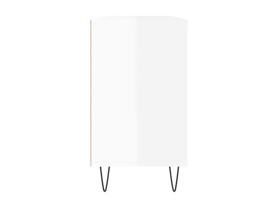 Armoire de salle de bain blanc brillant 80x33x60 cm