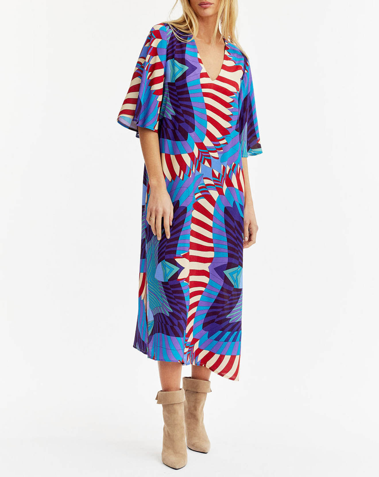 Lauren Vidal Robe Luna multicolore
