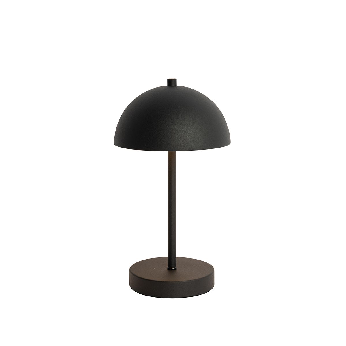 Set van 2 buiten tafellampen mushroom zwart oplaadbaar - Keira
