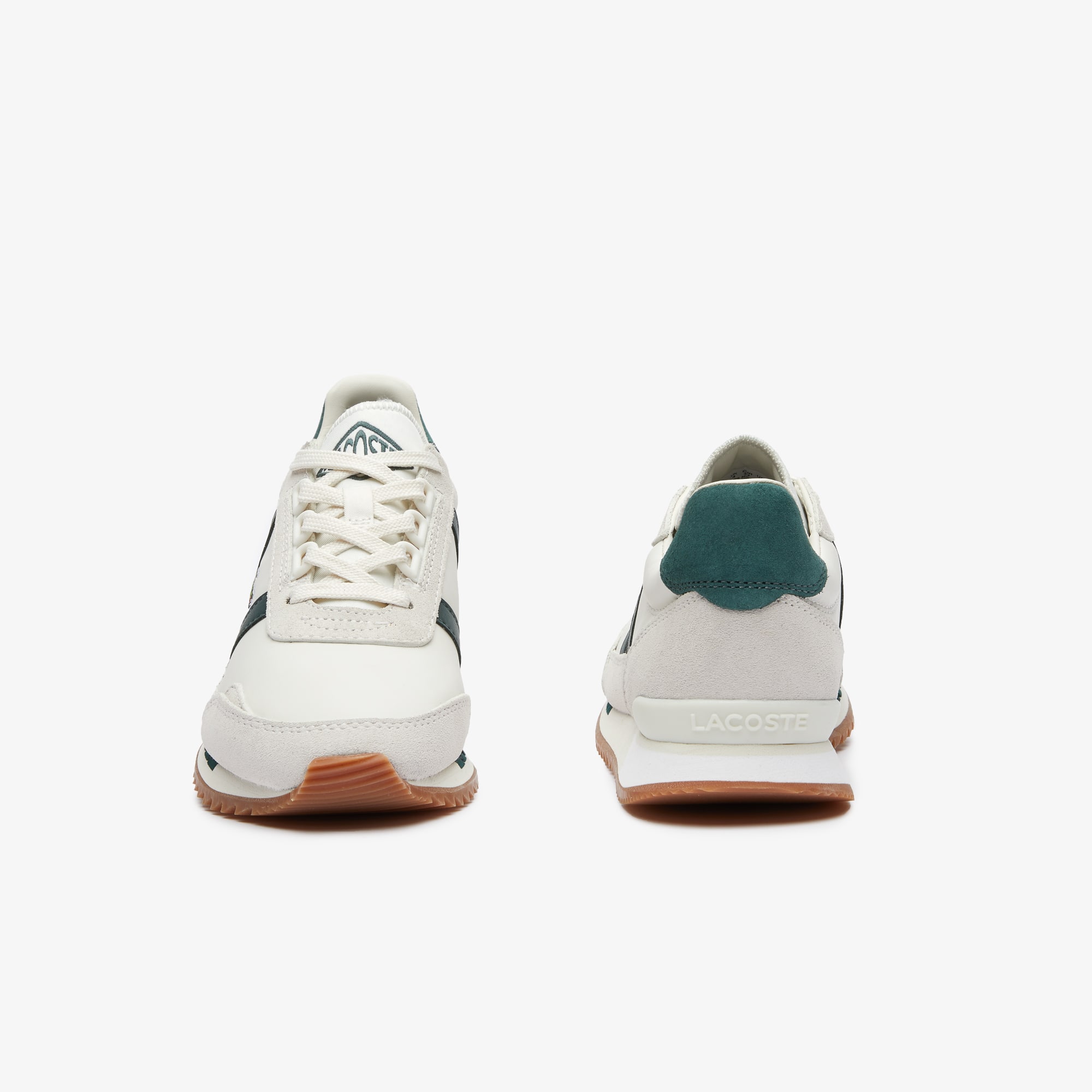 Sneakers Partner Retro femme en cuir Sneakers - Blanc - Lacoste - Femme