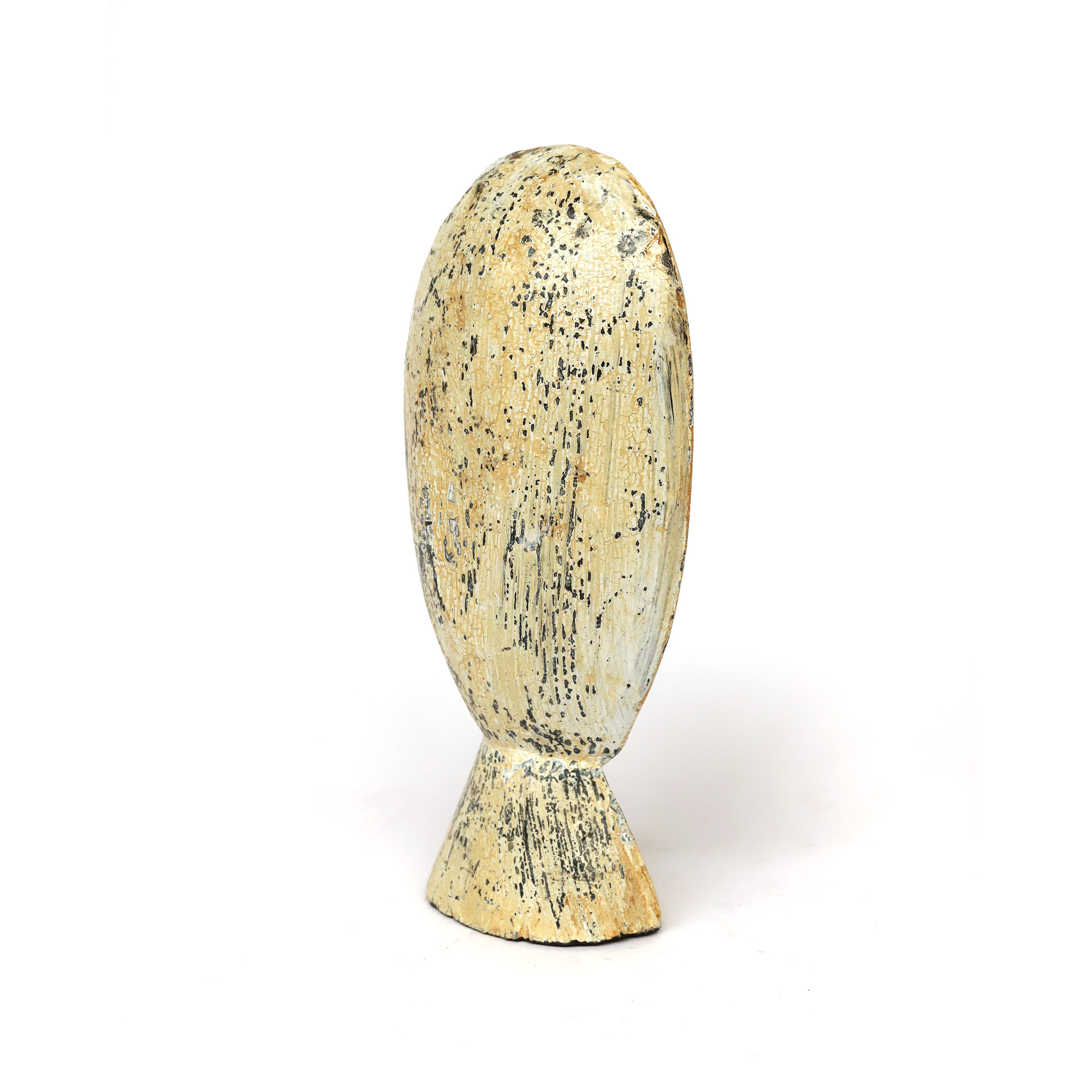 Holzskulptur 'Mask', H 30 cm, B 15 cm, L 5 cm von fischer's lagerhaus