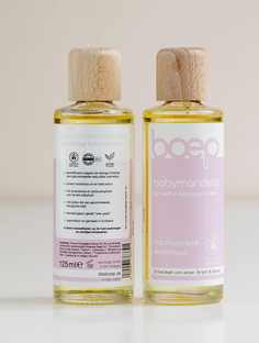 Boep Baby Massageolie Amandel- & Abrikozenpitolie 125ML