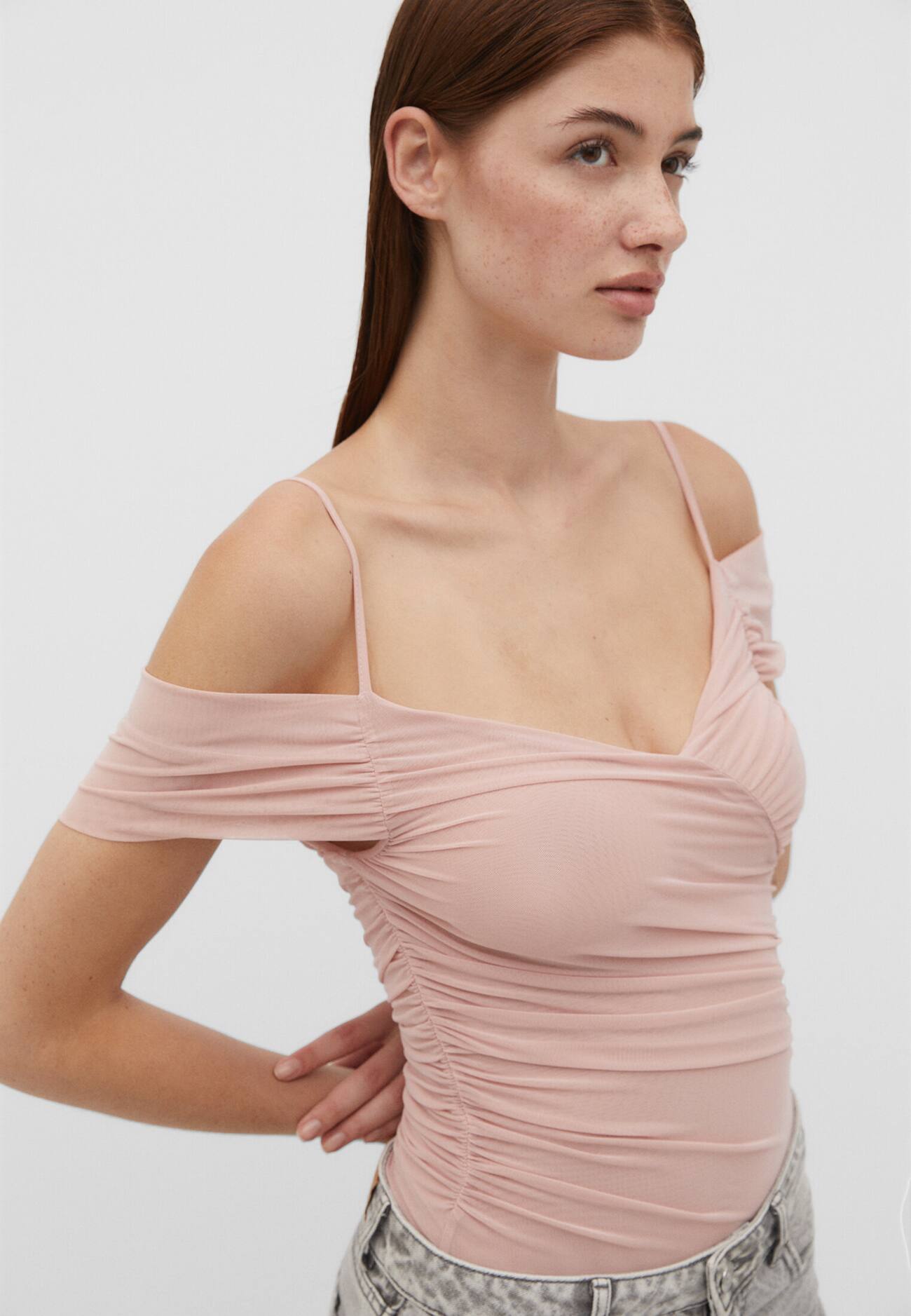 Body de tule estilo bailarina