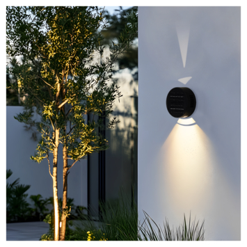 Solar wandlamp Murcia 11 lumen met dag/nacht sensor