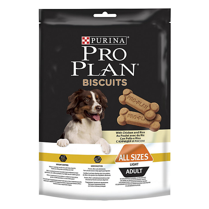 Biscuits pour chien Pro Plan All size Adult light au poulet et riz 400g