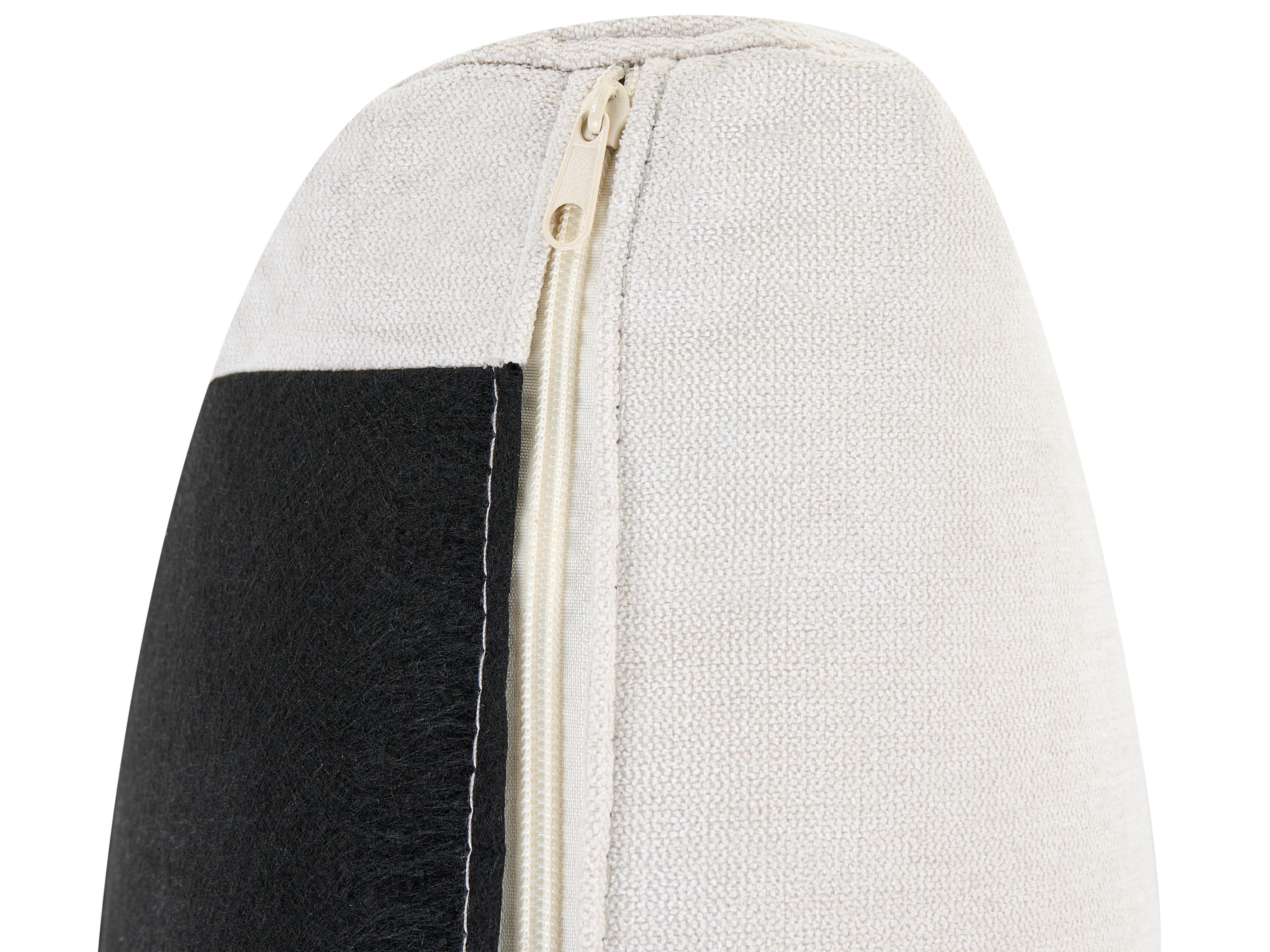 Bank 3-zits LOUSTO Stof Lichtbeige