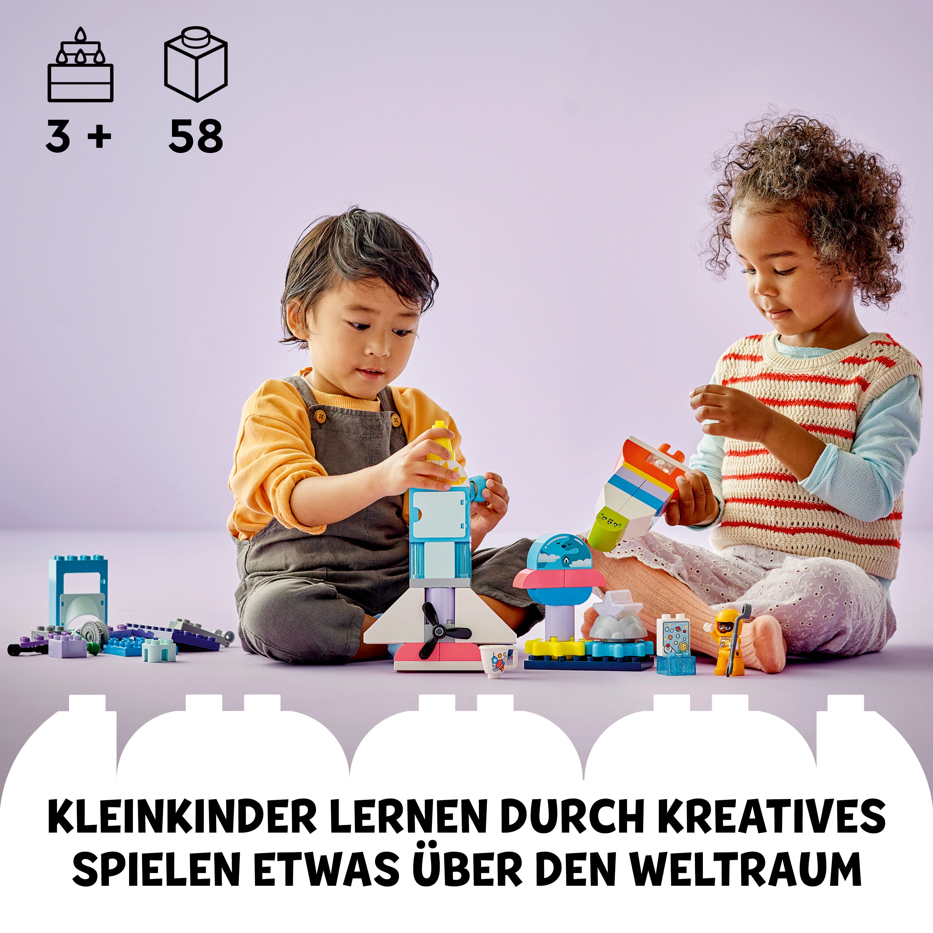 LEGO® DUPLO® 10422 3-IN1-SPACESHUTTLE FÜR VIELE ABENTEUER