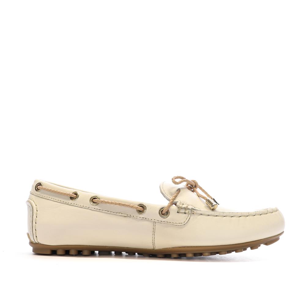 Mocassins Beige Femme Geox Leelyan