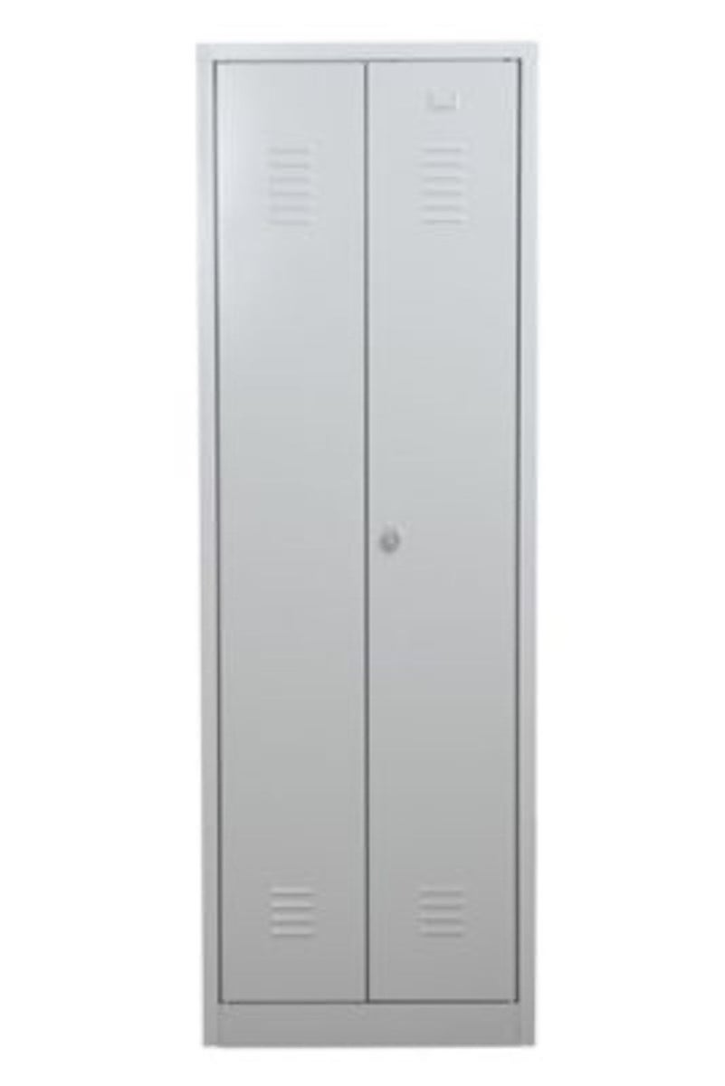PROREGAL Metalen Locker Flamingo HxBxD 180 x 60 x 50 cm Hangslot Grijs