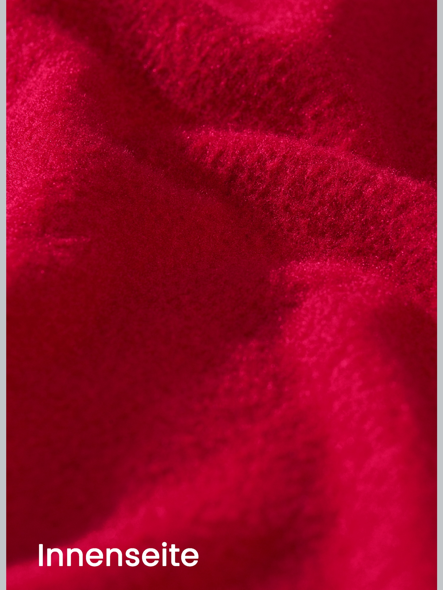 Fleecejacke Kirsch