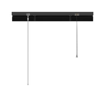 KARWEI aluminium jaloezie 25 mm zwart (kleurnr. 203) 80x250 cm (bxh)